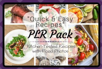 Quick and Easy Recipe PLR Pack
