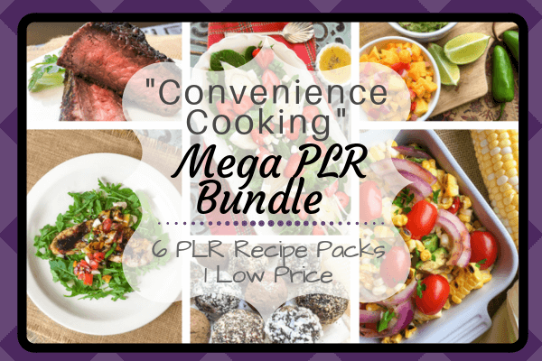 Convenience Cooking Mega PLR Bundle