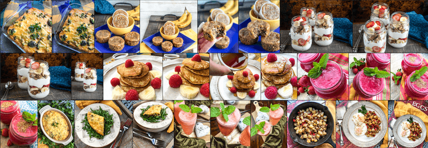 Breakfast Recipes with Photos PLR