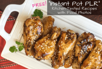 Free Instant Pot Recipe PLR Pack with Photos