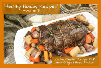 Healthy Holiday Recipes volume 3 recipe PLR