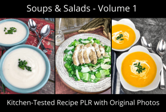 Soups & Salads PLR Recipes with Photos