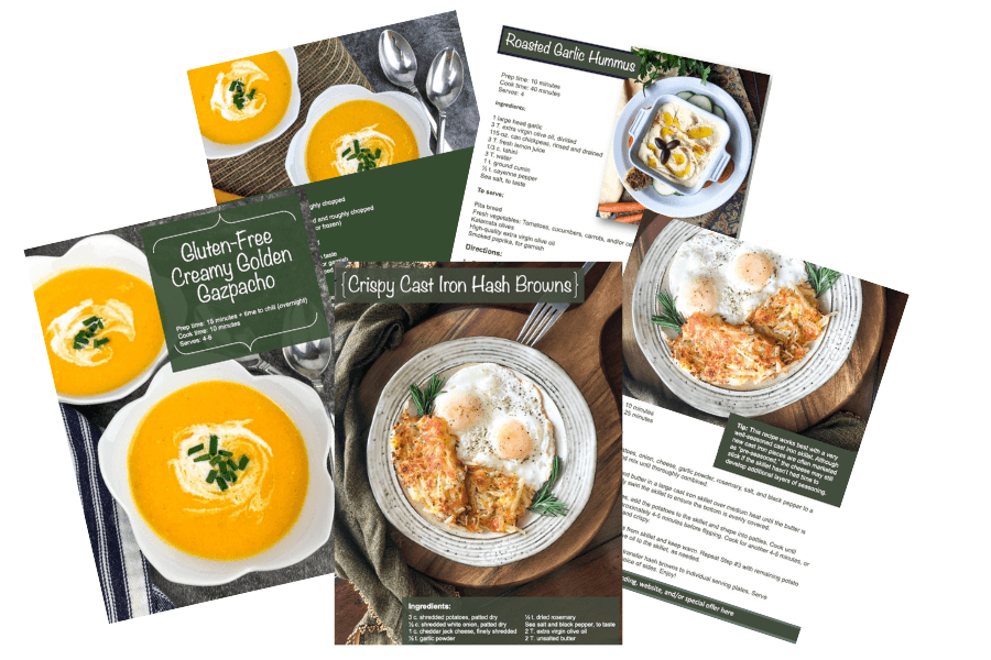 PLR illustrated recipe cards by KitchenBloggers 