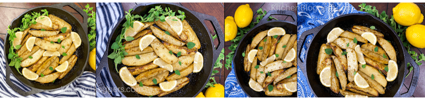 Greek-Style Lemon Potatoes PLR Recipe with Photos