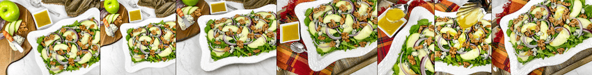 Apple Walnut Salad with White Balsamic Vinaigrette Recipe PLR with Photos