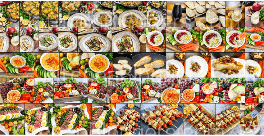 Mediterranean Inspired recipes with photos PLR pack
