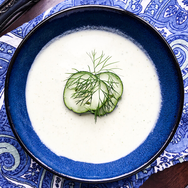 Chillied Cucumber Soup PLR Recipe with photos