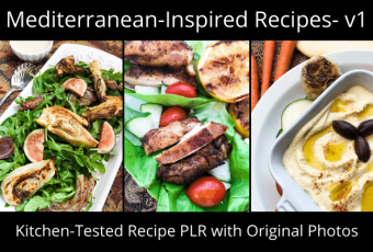 Mediterranean-Inspired Recipes Volume 1 PLR Recipes with Photos