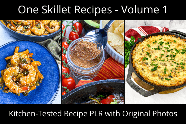 One Skillet Recipes Volume 1 PLR Pack