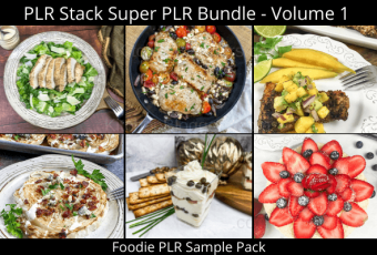 PLR Stack Foodie Sample Pack v1