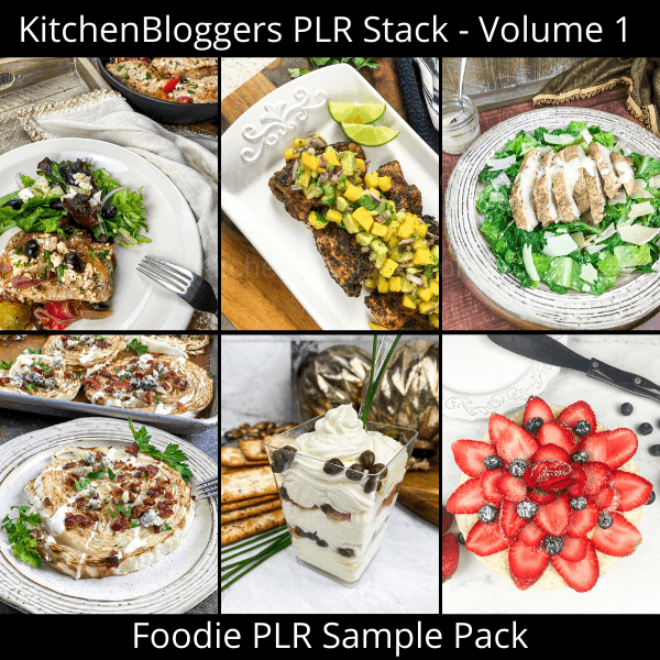 Food PLR Sample Pack - PLR Stack Bundle 