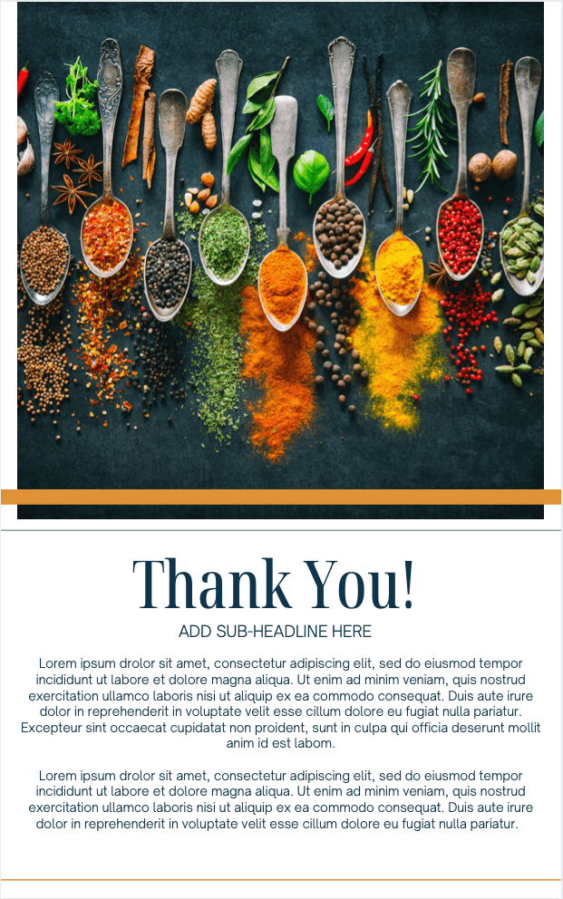 KitchenBloggers Canva Template Thank You Page Layout