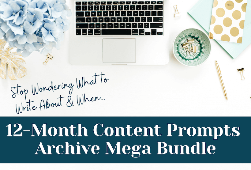 12 Months Content Prompts Archive Mega Bundle