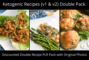 Keto recipes PLR double pack